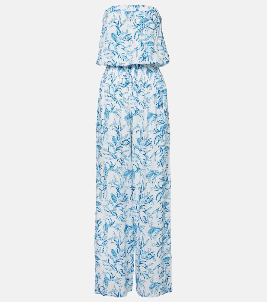 melissa odabash naomi strapless cotton jumpsuit