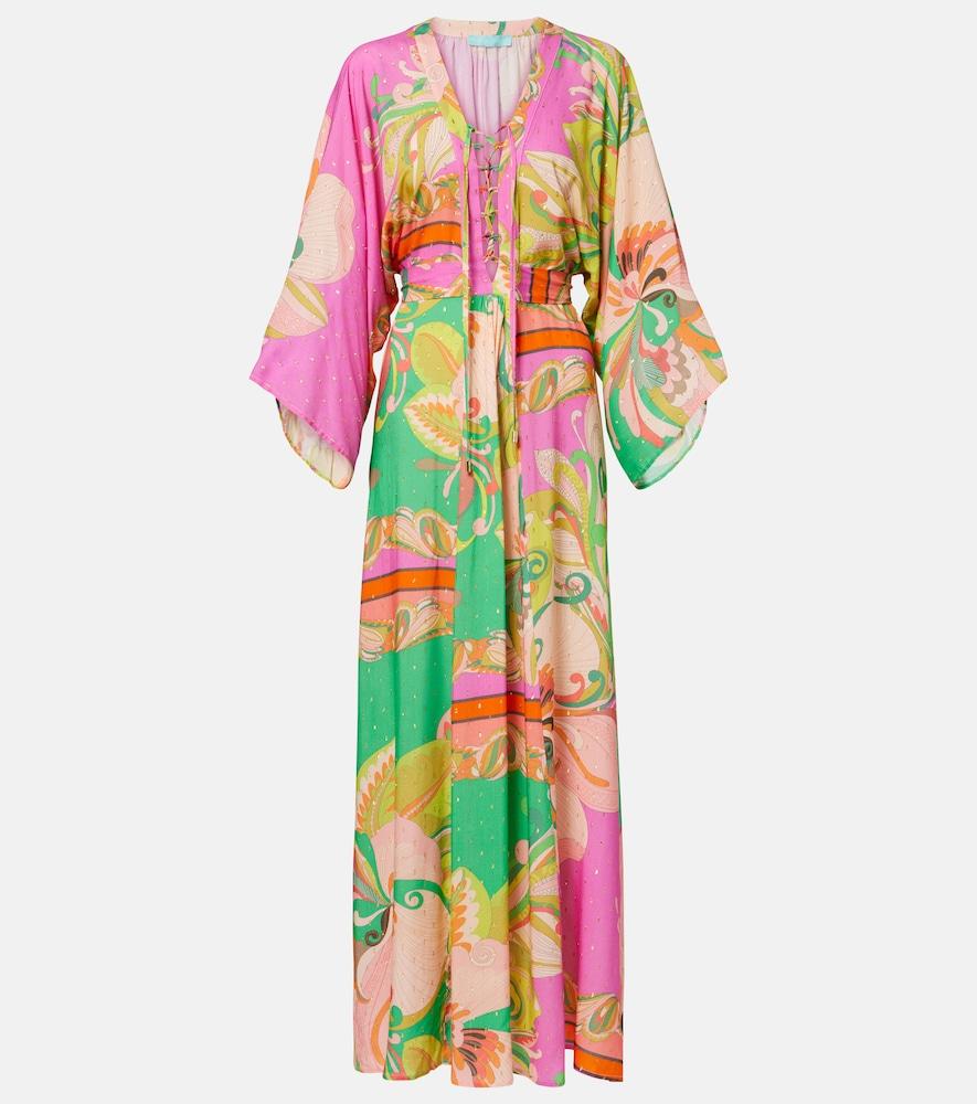 melissa odabash natalie printed beach dress