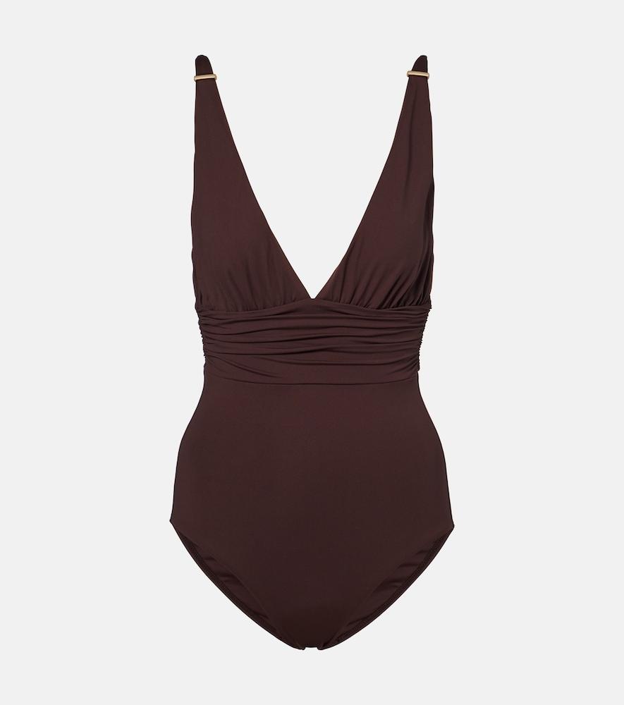 melissa odabash panarea ruched swimsuit