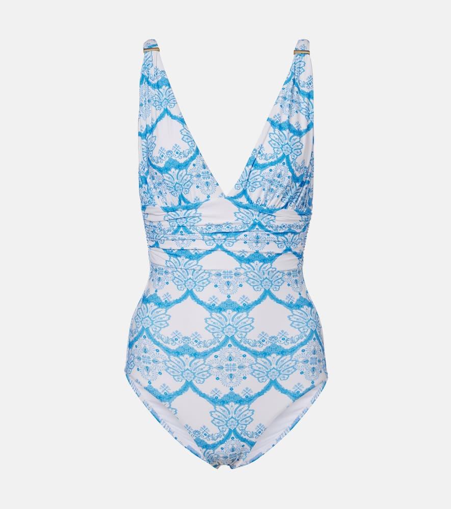 melissa odabash panera printed swimsuit
