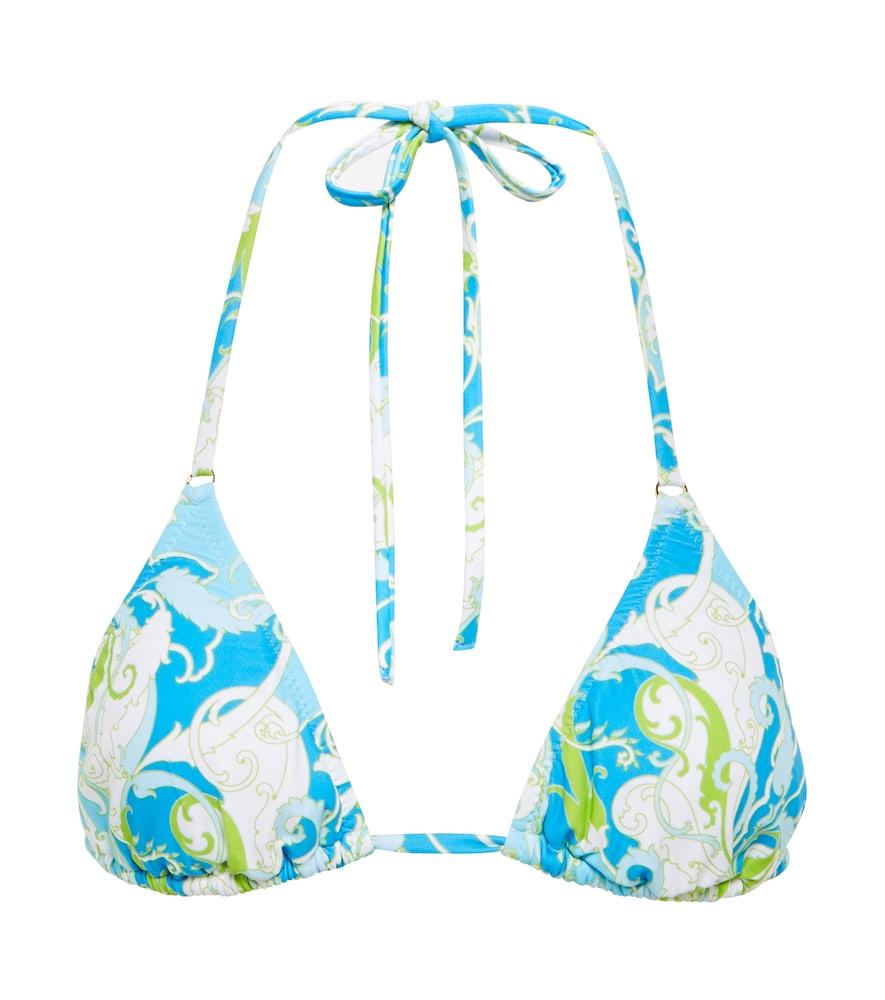 melissa odabash portugal printed bikini top