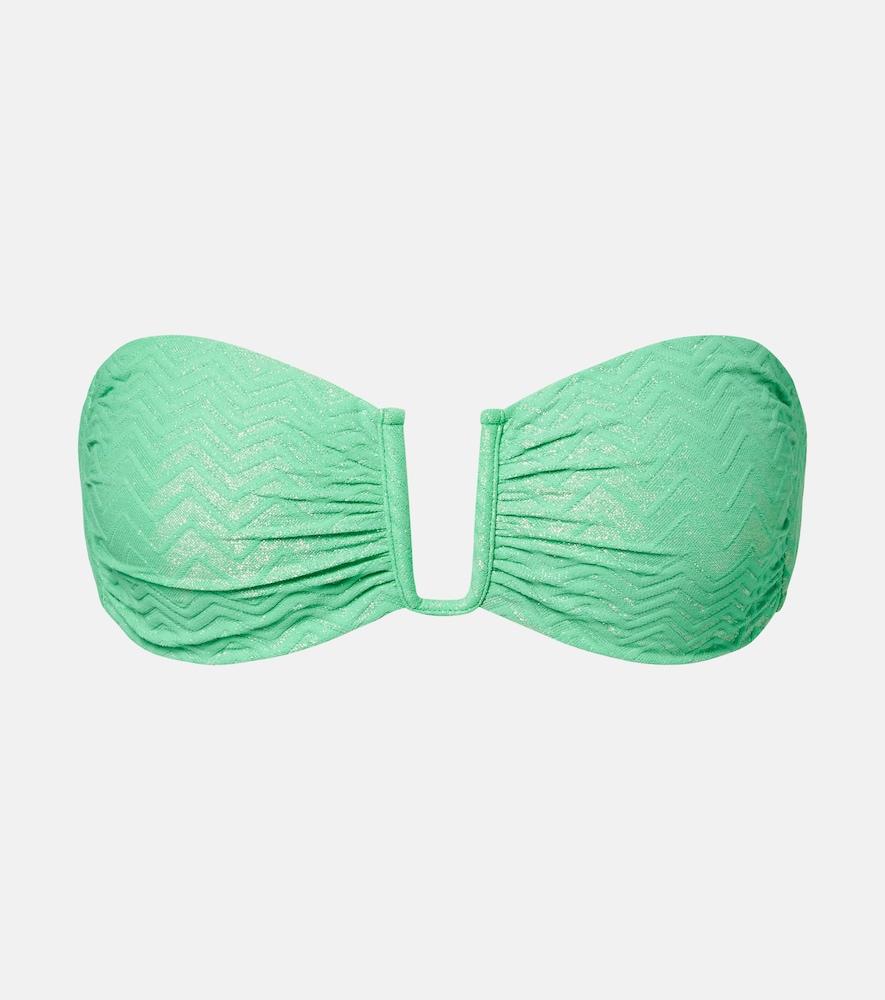 melissa odabash prague bandeau bikini top