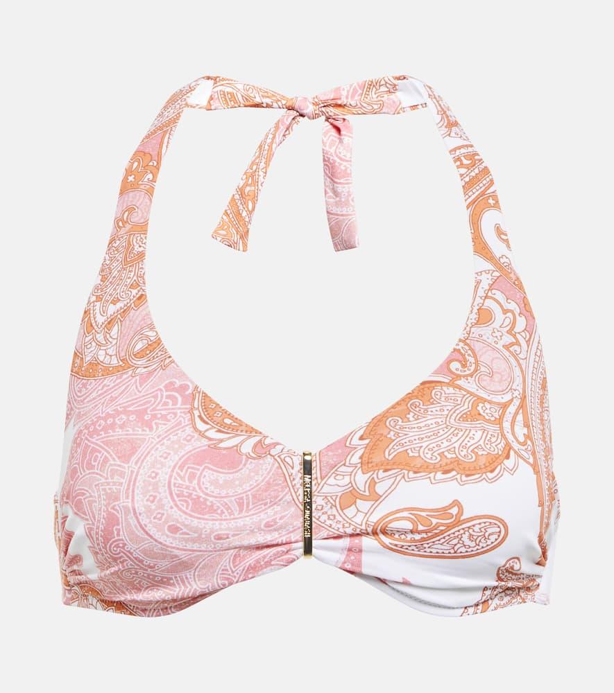 melissa odabash provence floral bikini top
