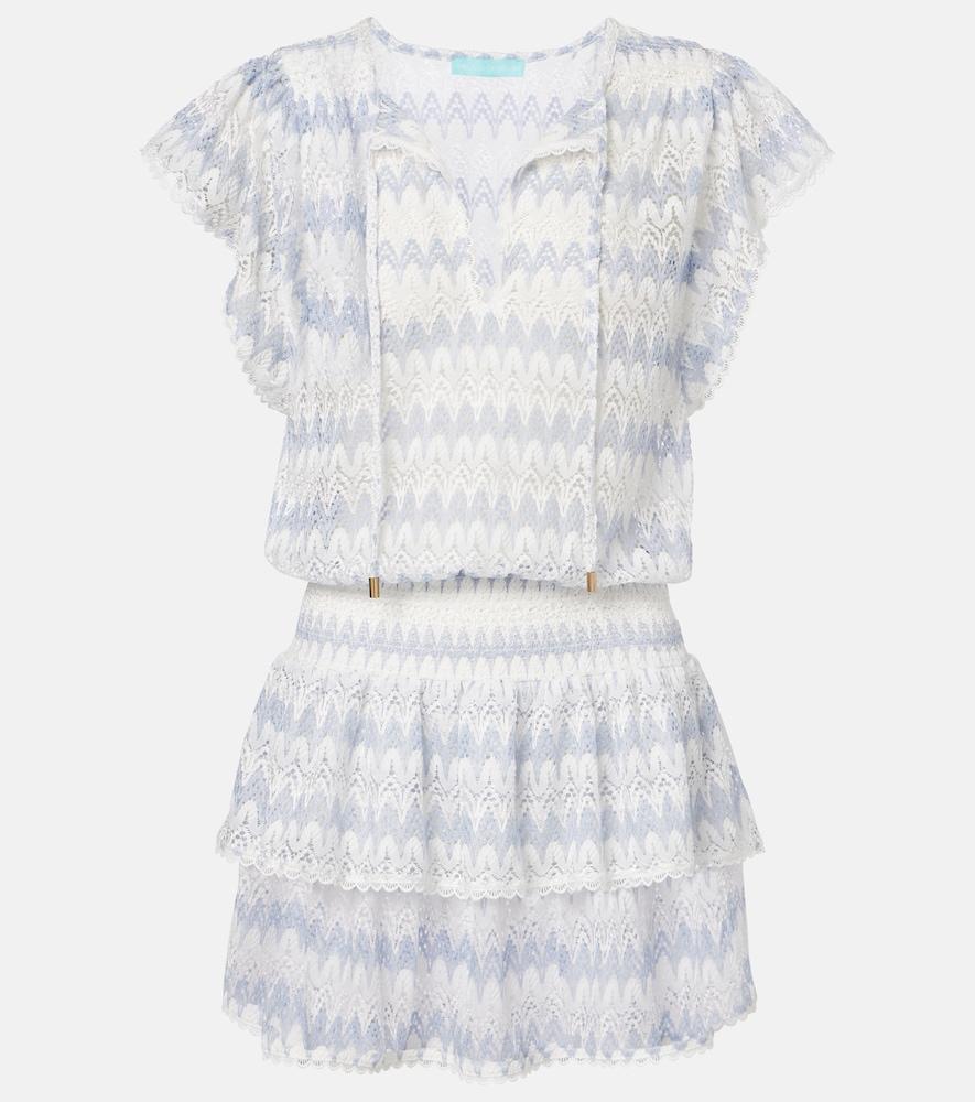melissa odabash remi tiered minidress