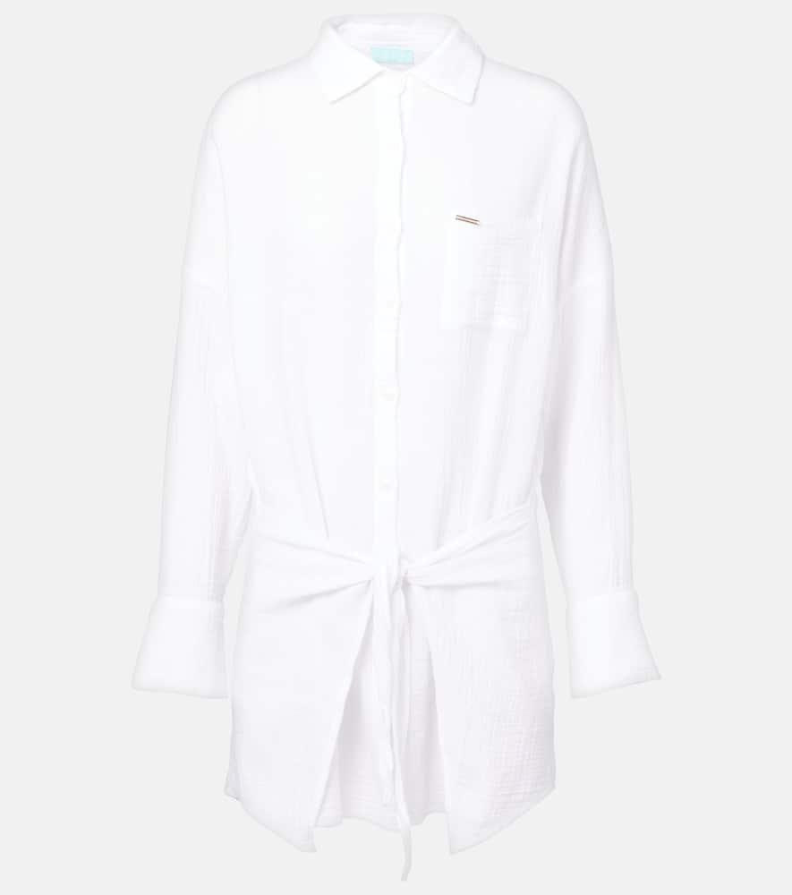 melissa odabash sara cotton shirt dress