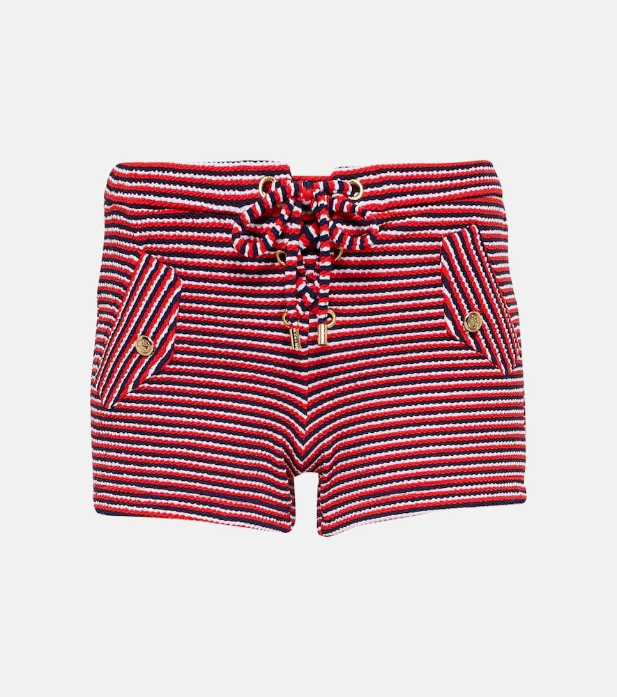 melissa odabash shelly striped shorts