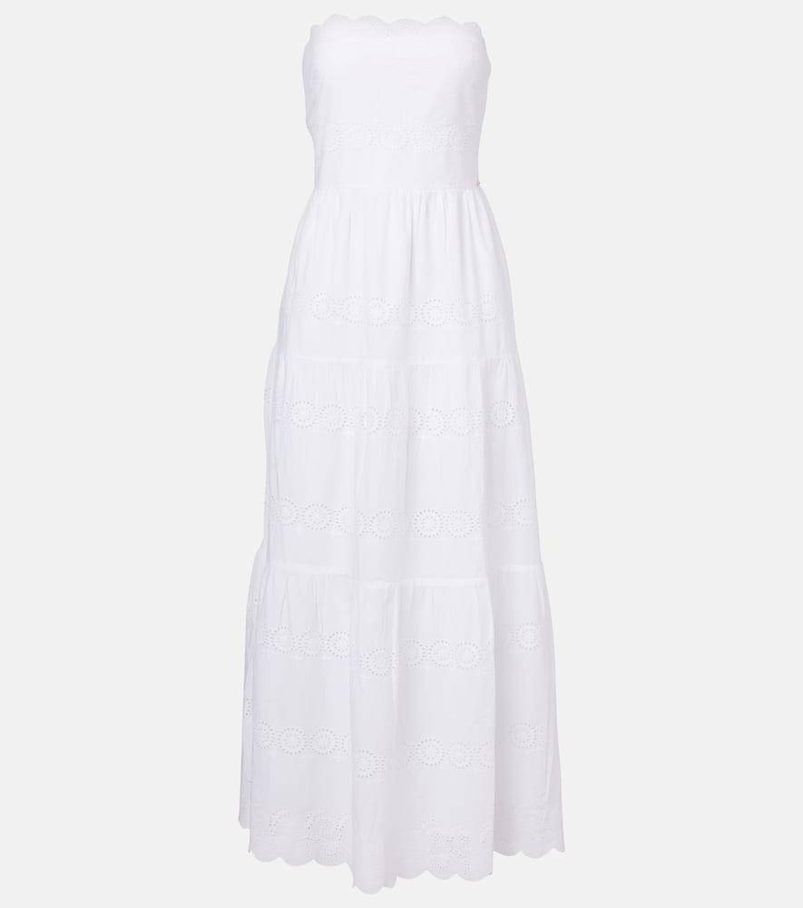 melissa odabash sophie broderie anglaise cotton maxi dress