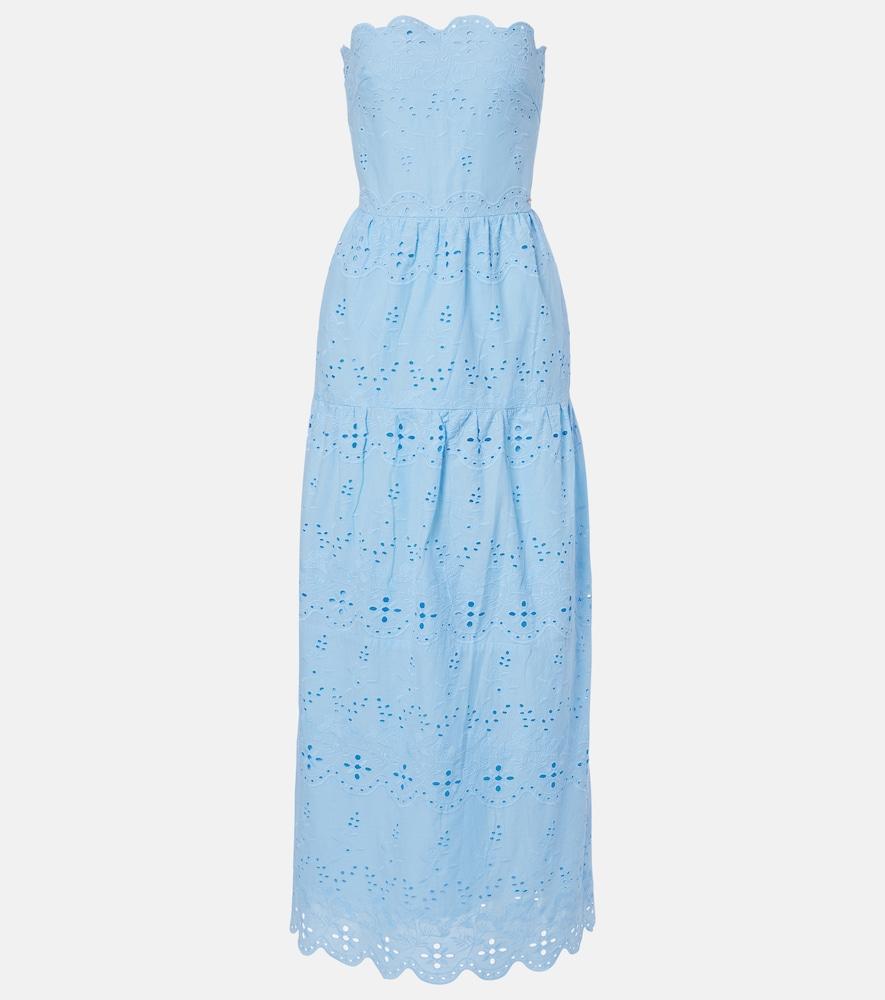 melissa odabash sophie broderie anglaise cotton maxi dress