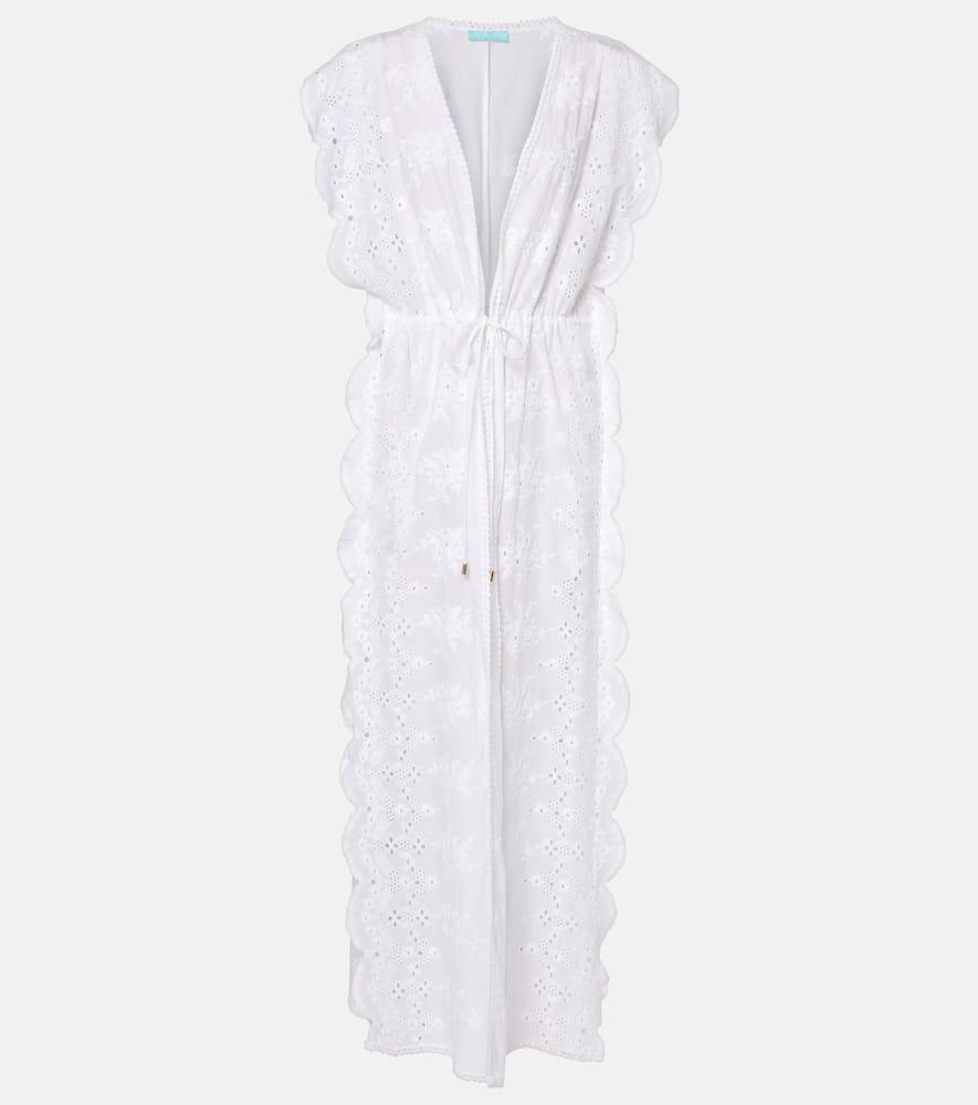 melissa odabash talitha broderie anglaise cotton beach dress