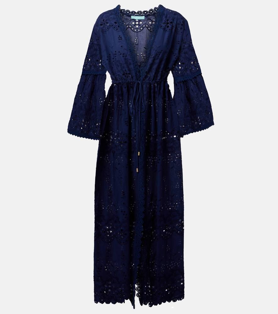 melissa odabash tallulah broderie anglaise cotton kaftan