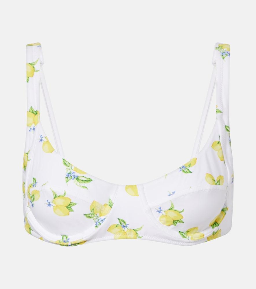 melissa odabash tobago printed bikini top