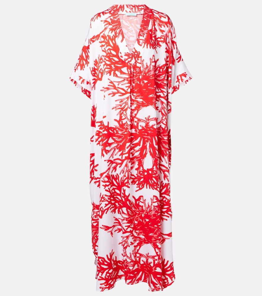 melissa odabash vanessa printed kaftan