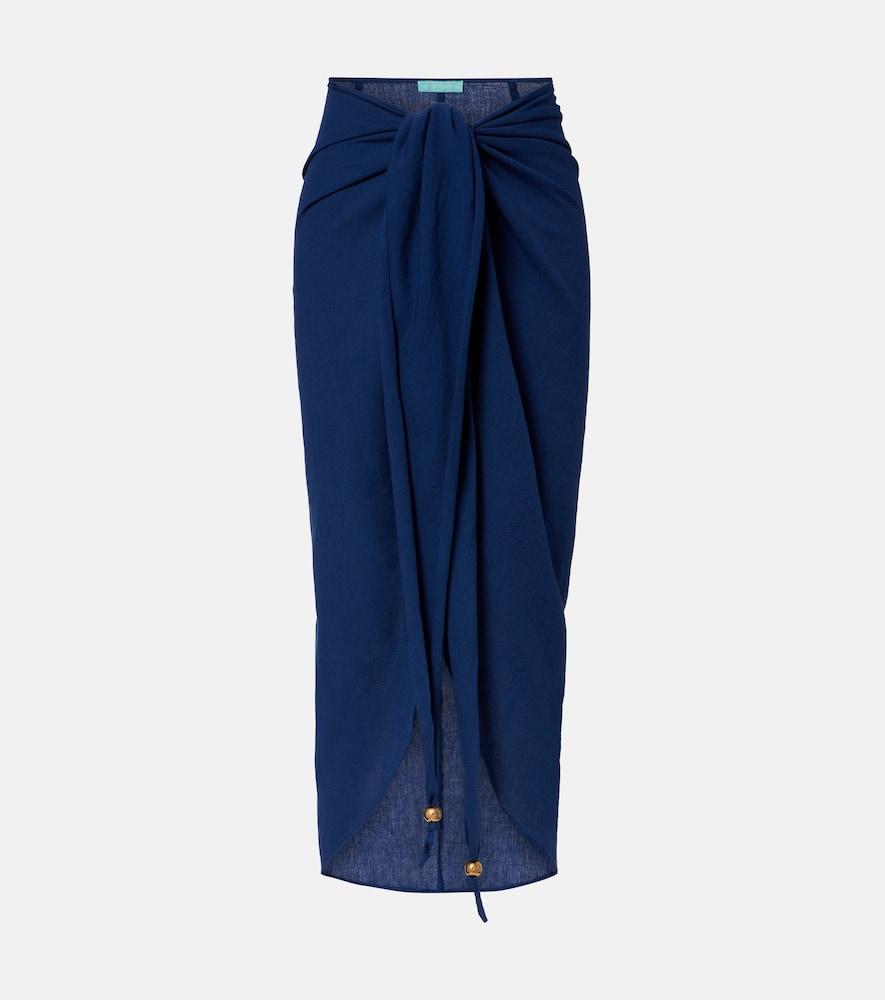 melissa odabash winnie cr cotton and linen beach cover