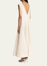 mellie open-back sleeveless a-line maxi dress
