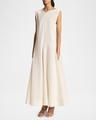 mellie open-back sleeveless a-line maxi dress