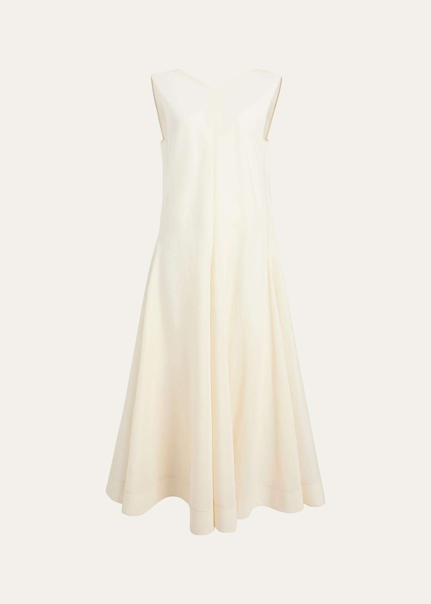 mellie open-back sleeveless a-line maxi dress