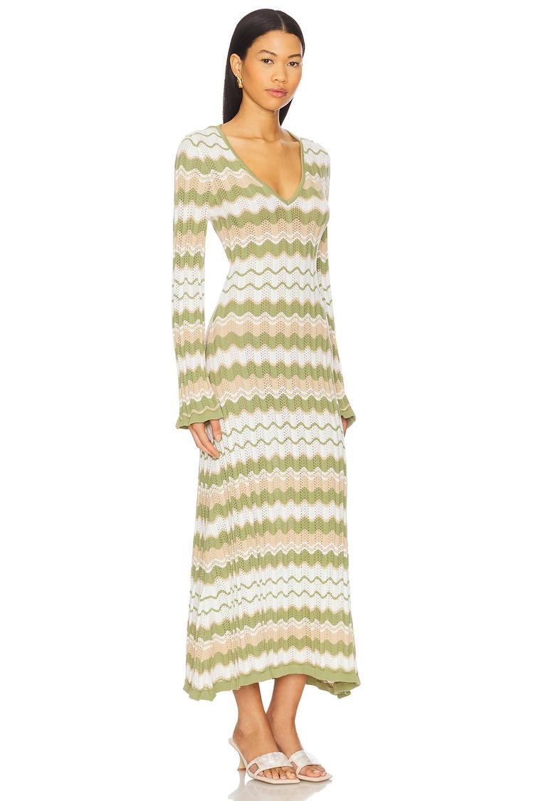 melody knit midi dress