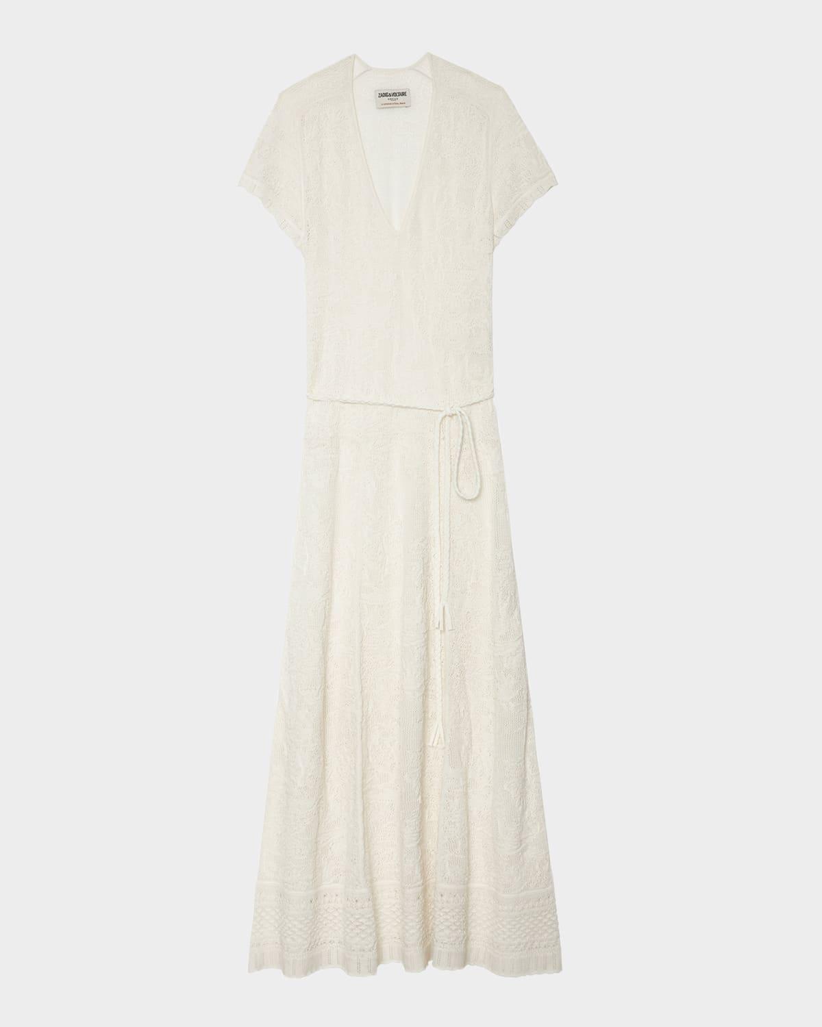 melody pointelle maxi dress