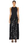 memphis crepe sequin dress