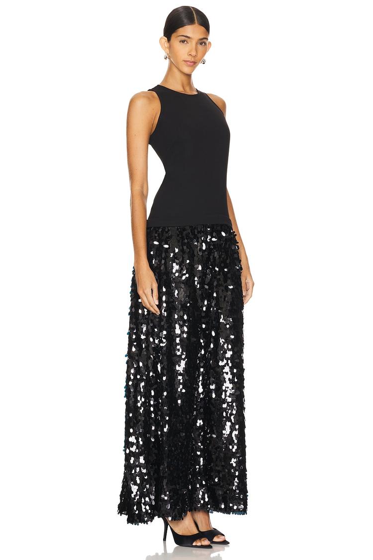 memphis crepe sequin dress