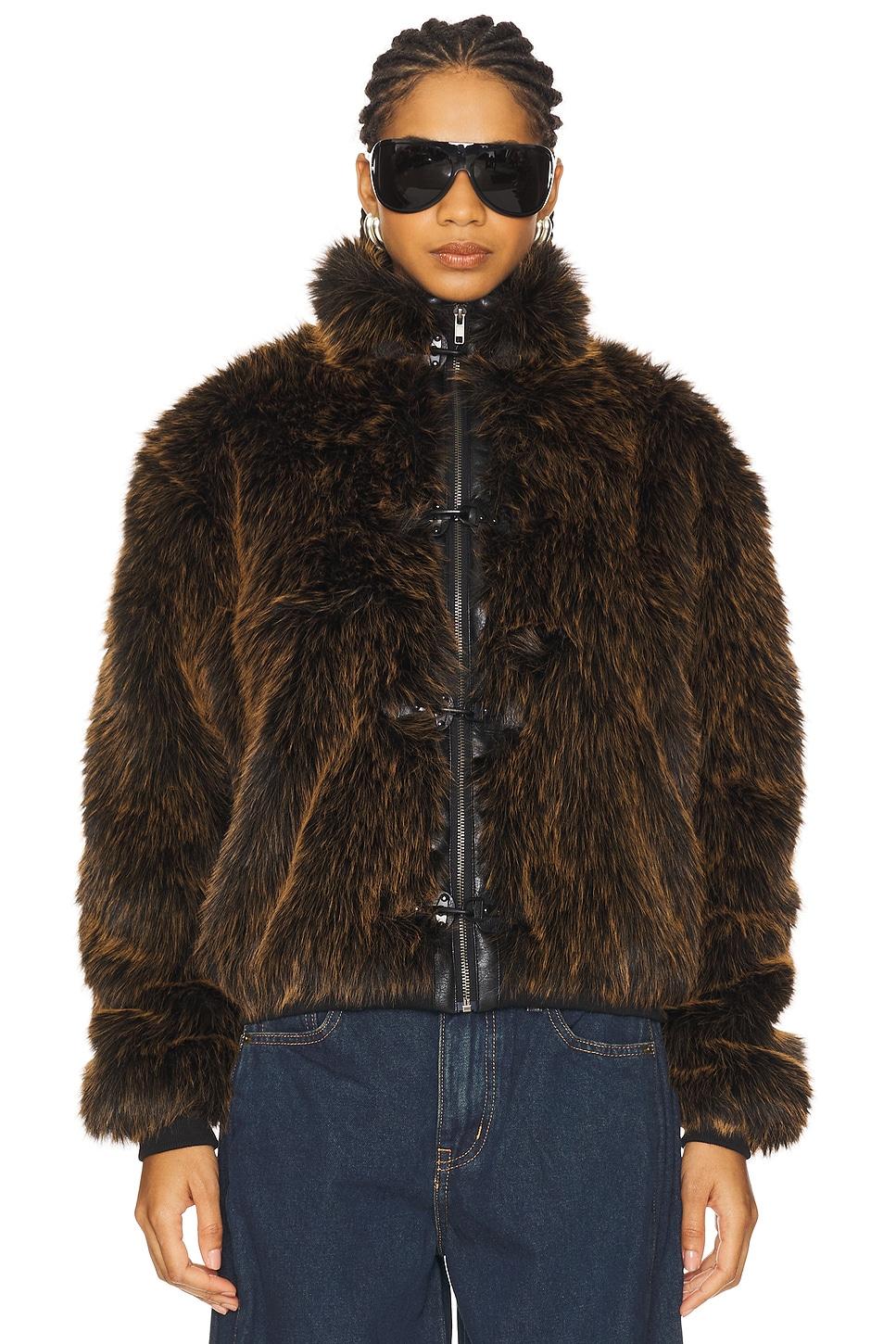 mendoza faux fur jacket