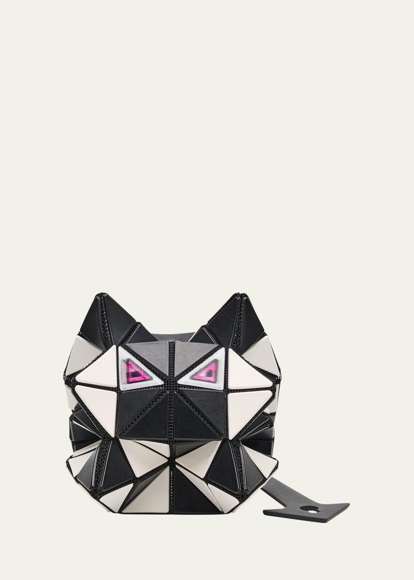 meow small geometric top-handle bag