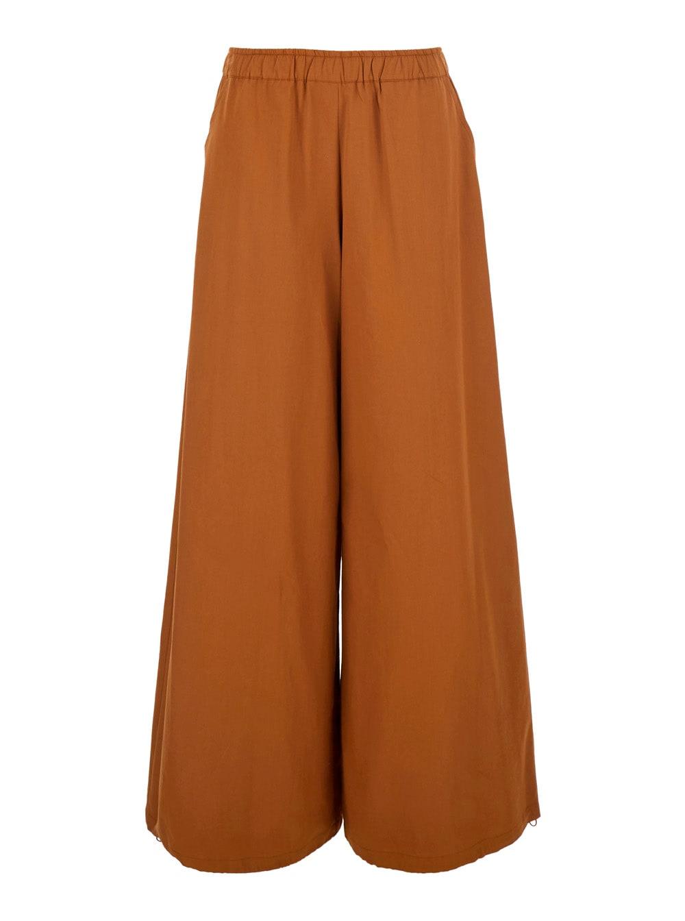 merci pants pam010rust with side pockets in brown