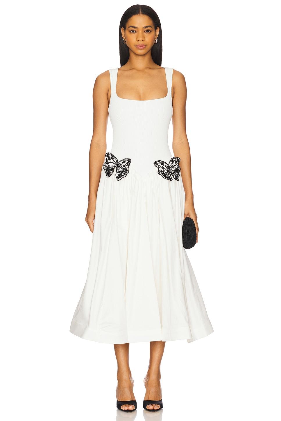 merian knit midi dress