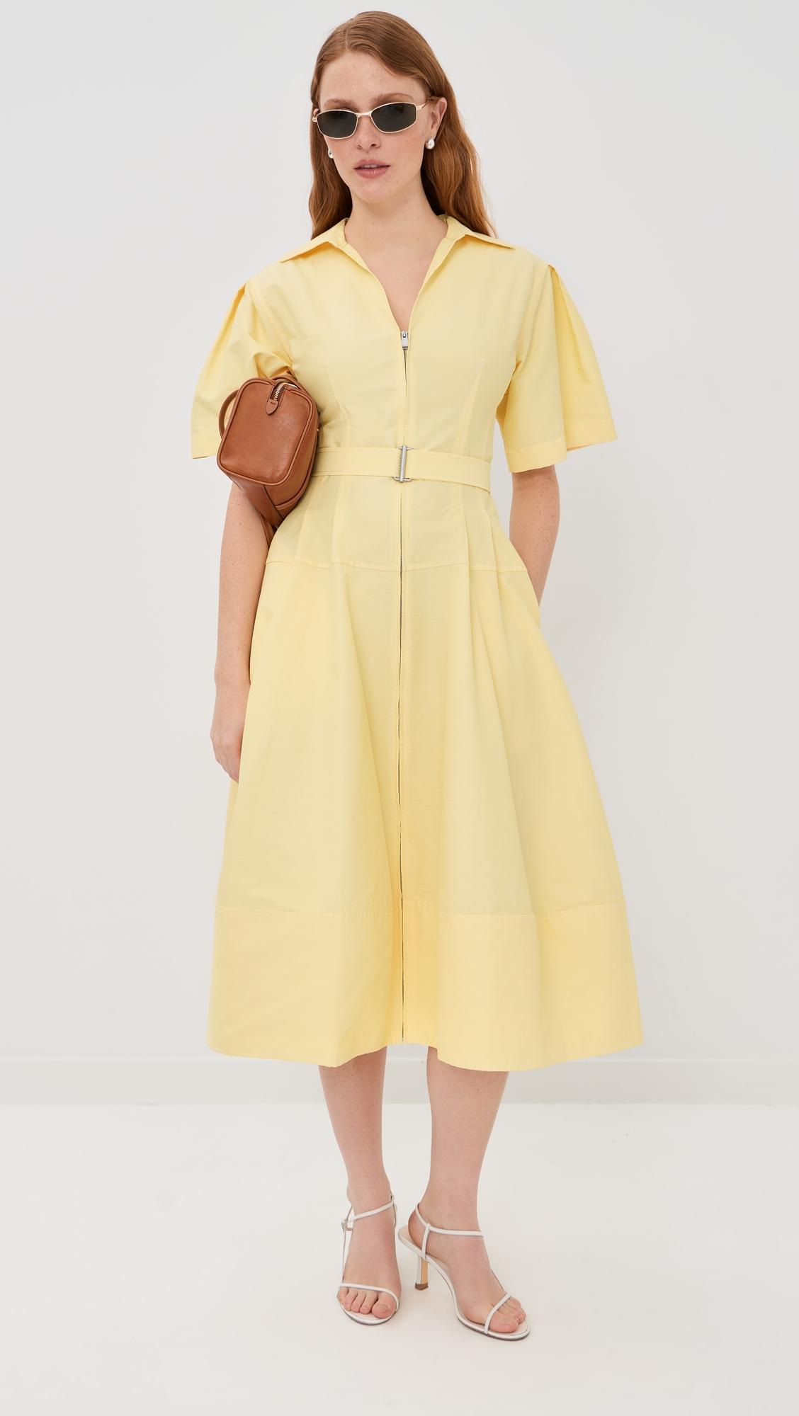meridith cotton midi dress