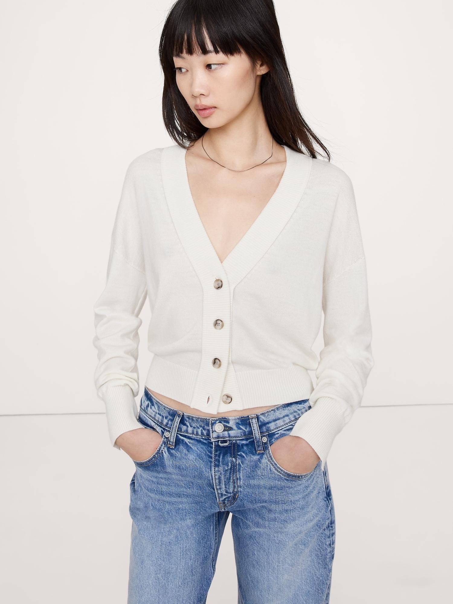 merino cardigan sweater