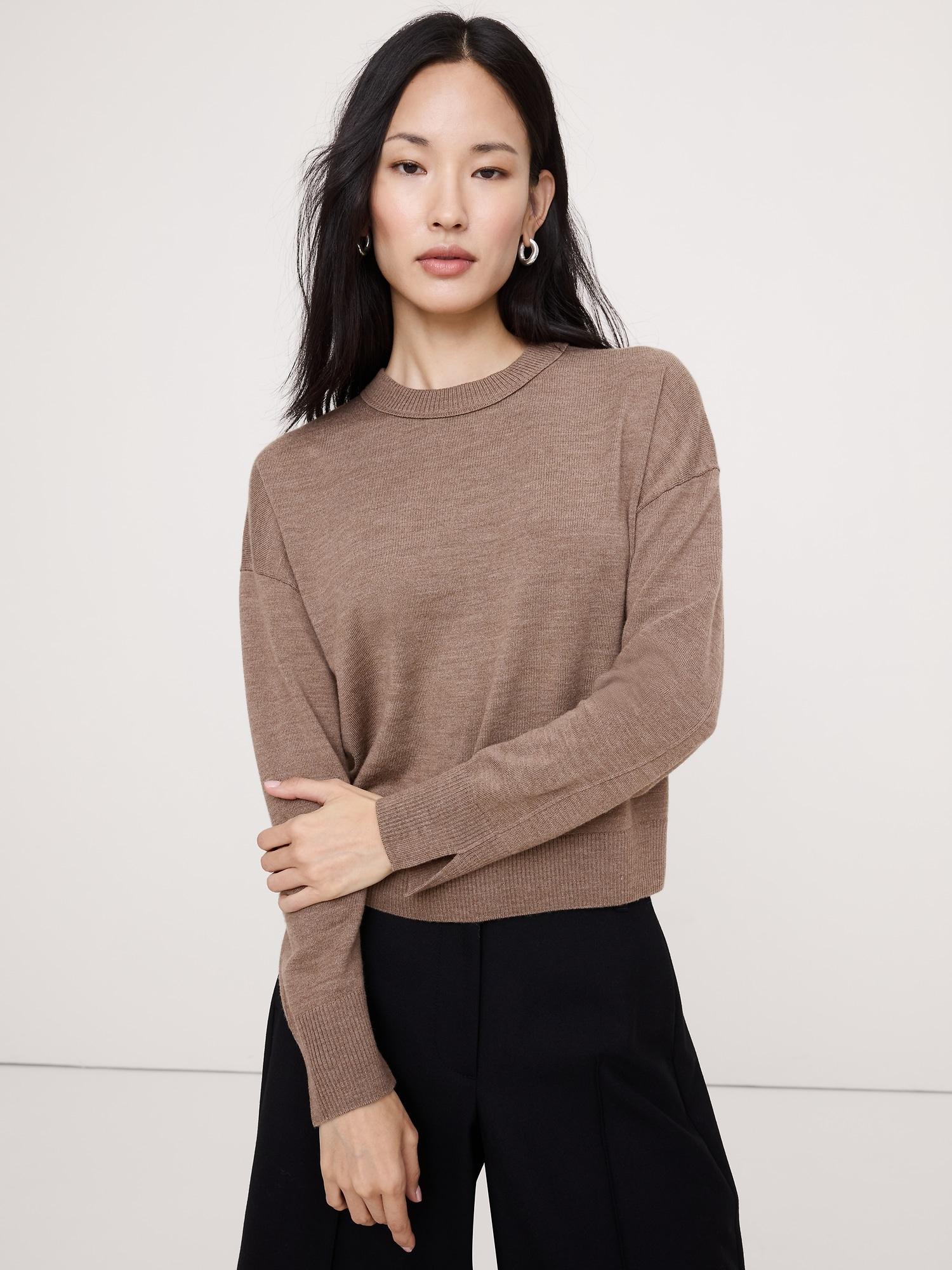 merino crew-neck sweater