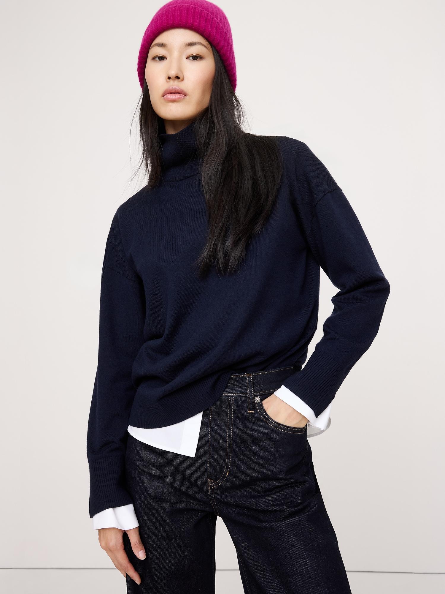 merino turtleneck sweater