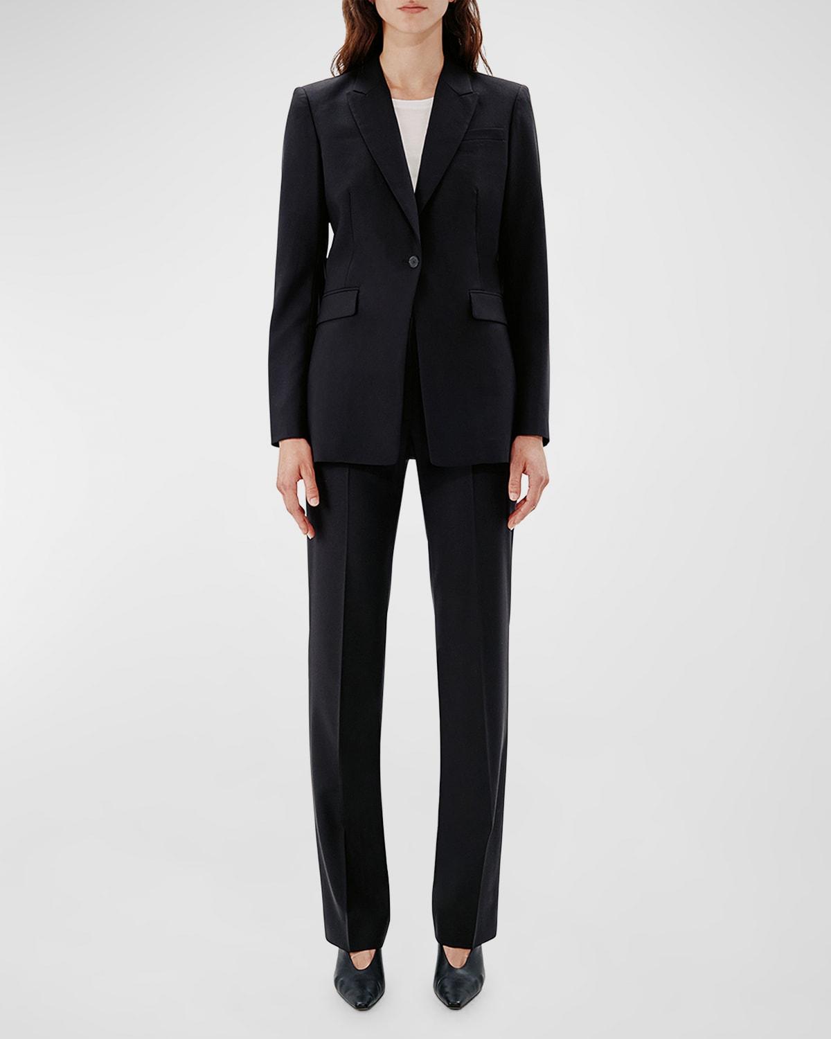 merino wool classic trousers