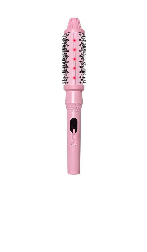 mermade hair thermal brush in pink.