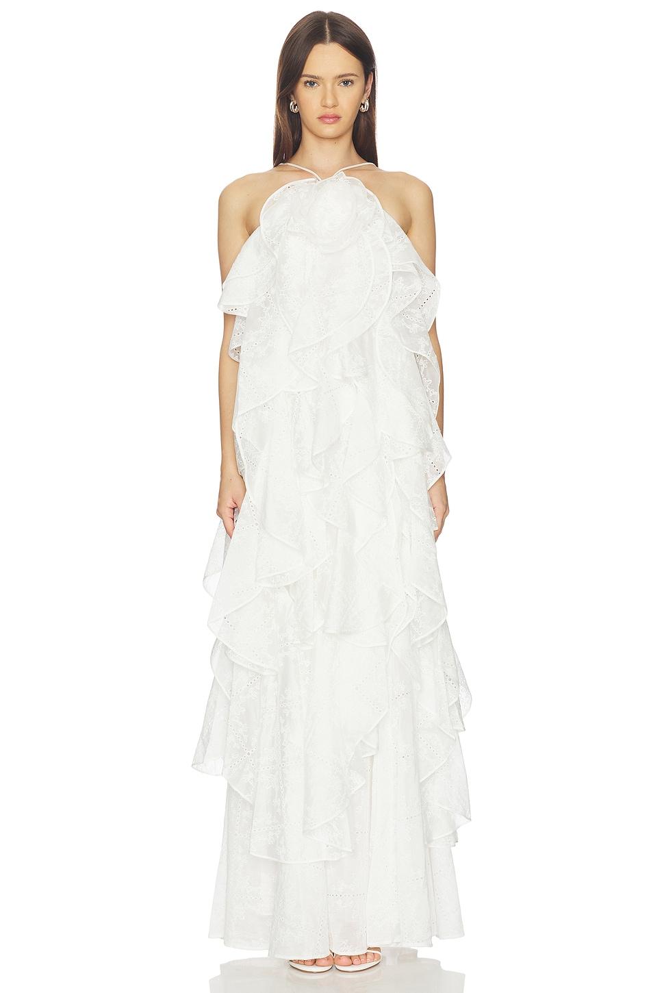 merritt embroidered gown