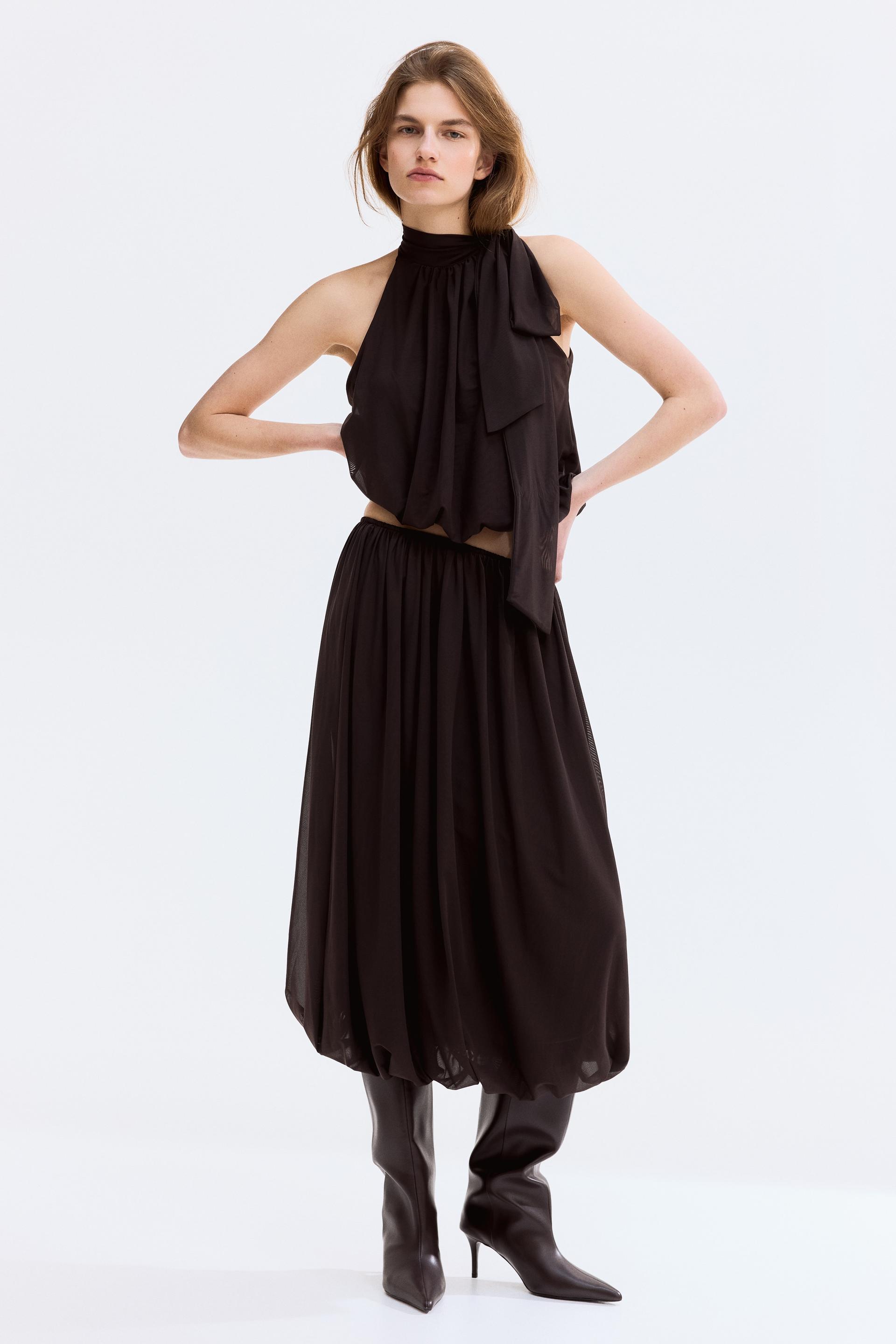 mesh balloon skirt