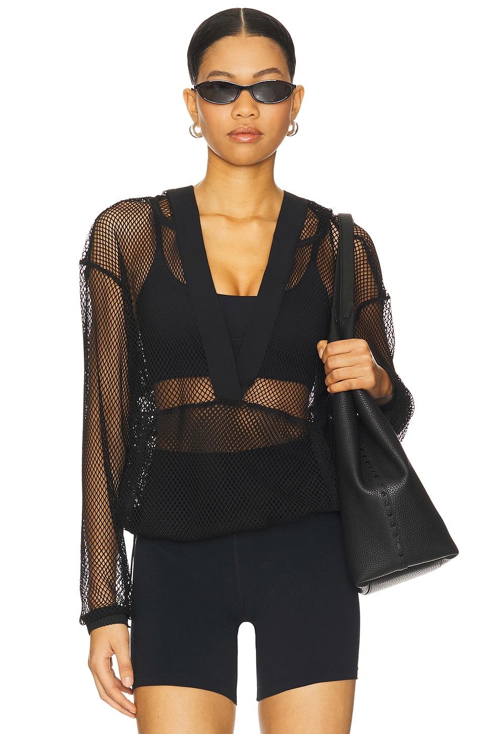 mesh pullover top