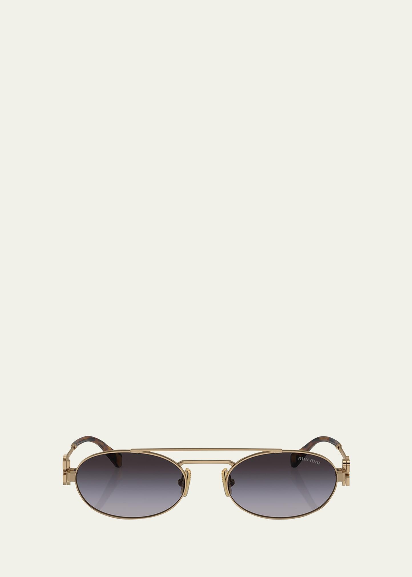 metal oval sunglasses