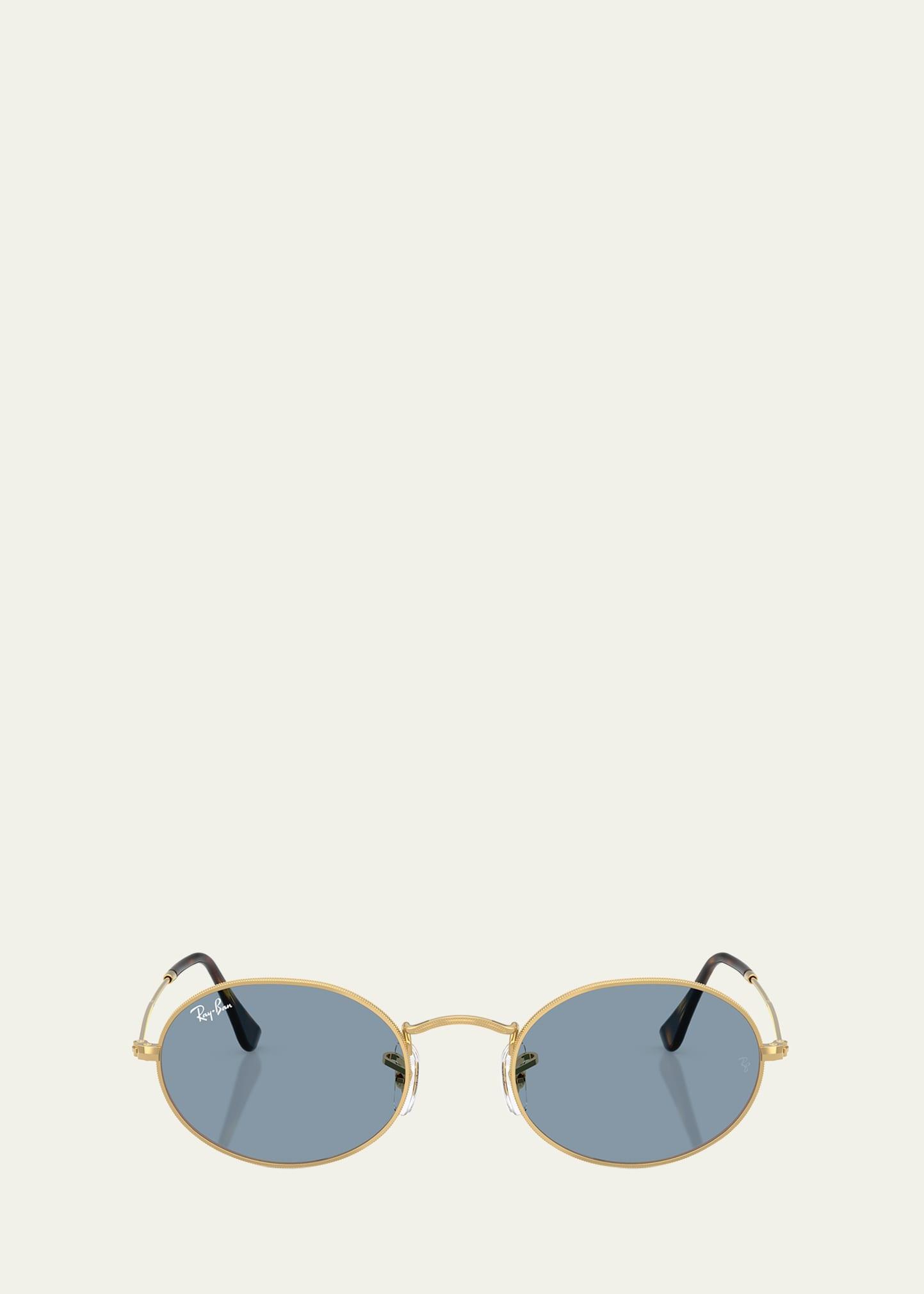 metal oval sunglasses