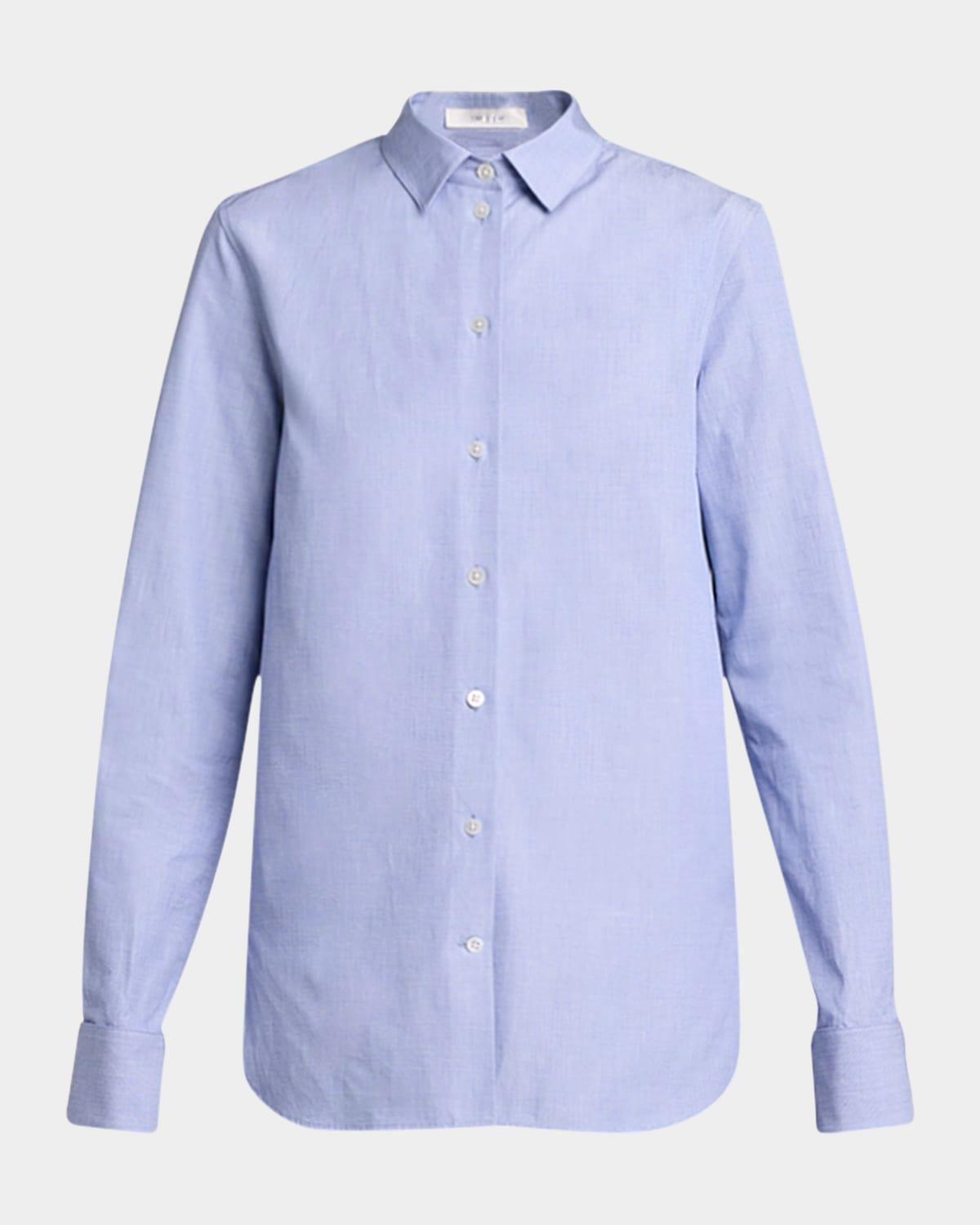 metis cotton button-down shirt