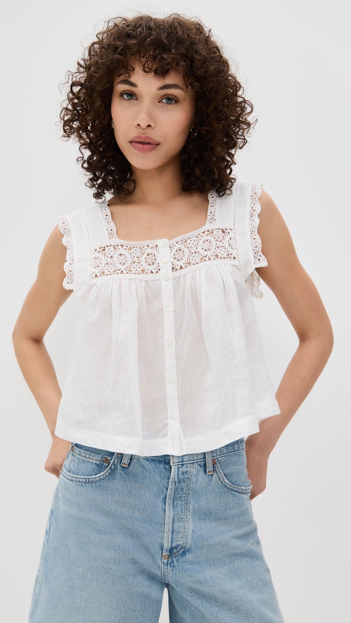 mia embroidered top