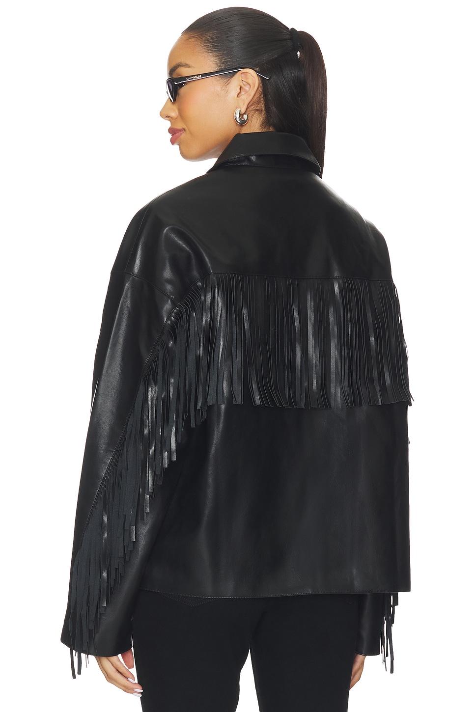 mia faux leather jacket