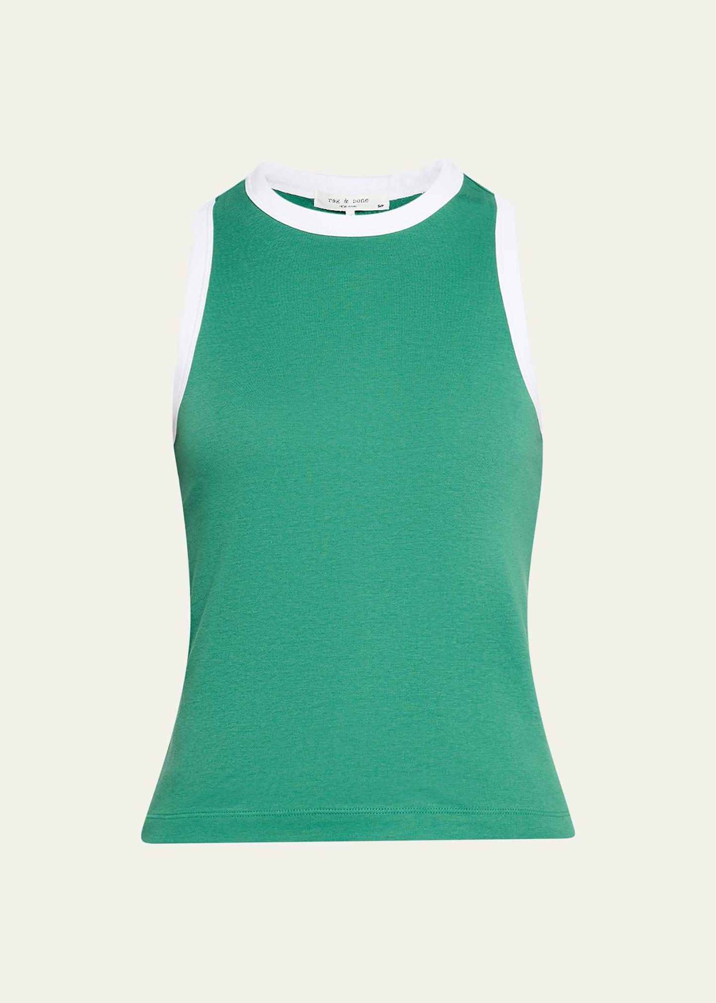 mia racerback ringer tank top