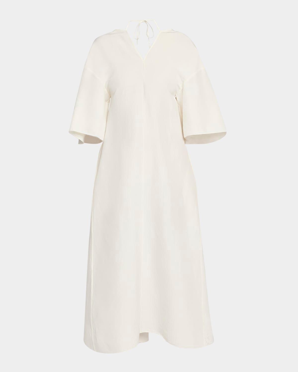 mia silk a-line dress