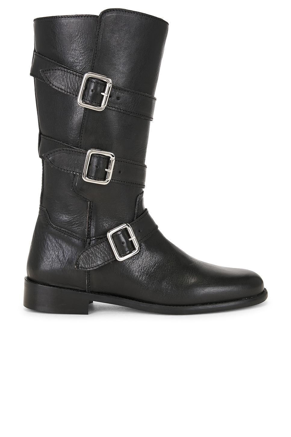 mia triple buckle boot