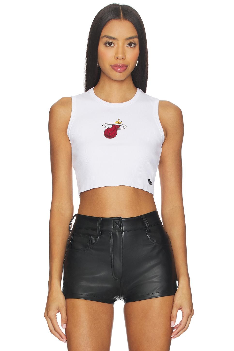 miami heat cut off tank top