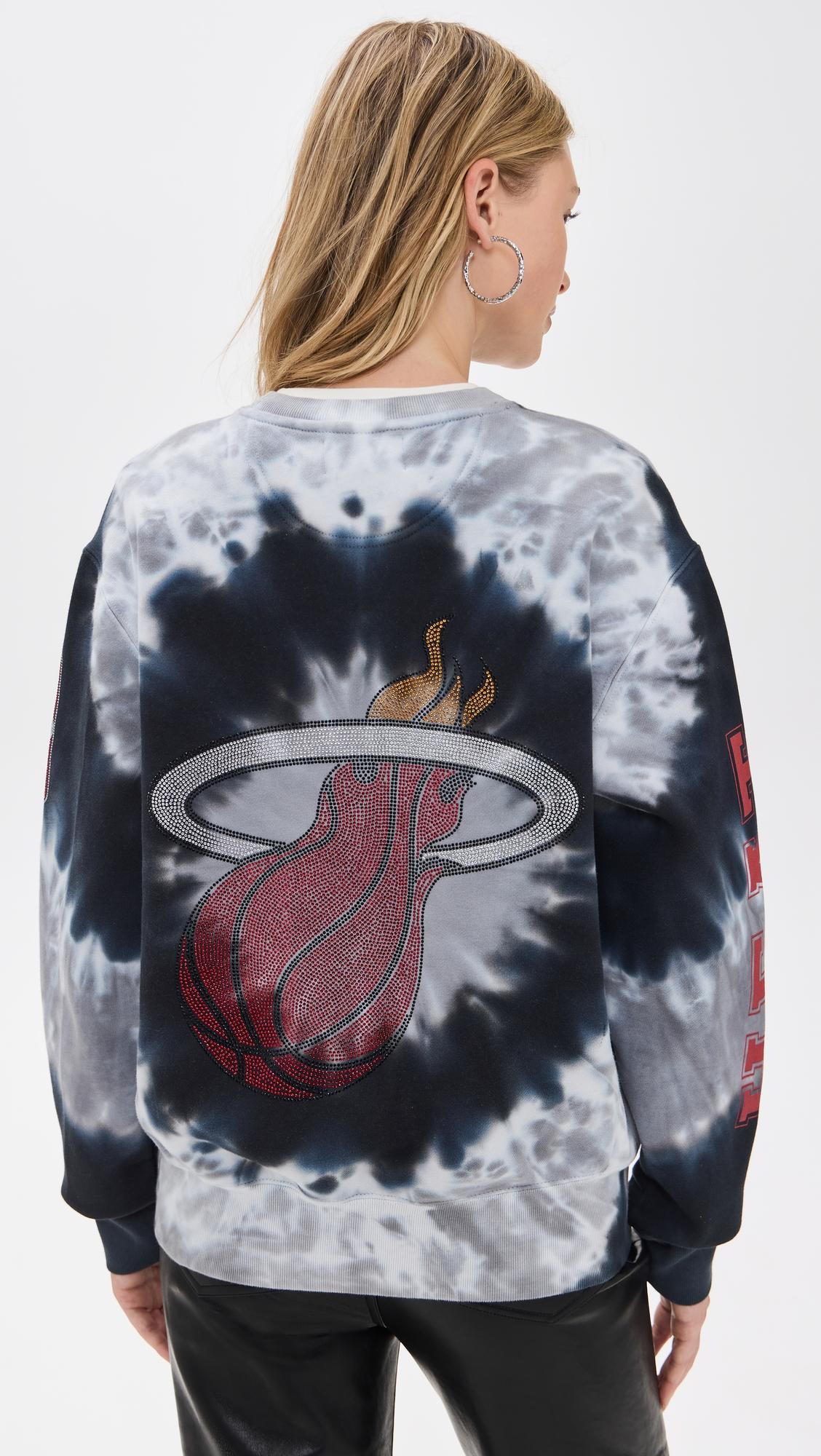 miami heat team crew sweatshirt