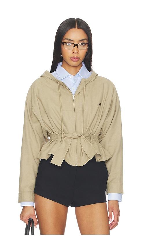 miaou alexia jacket in neutral.