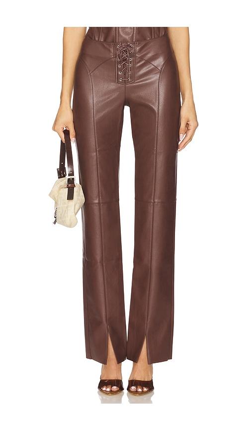 miaou element pant in brown.