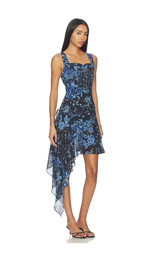 miaou imogene dress in black,blue.